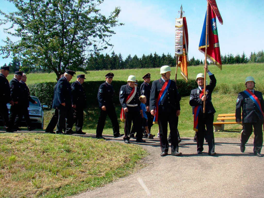 Das 50 jhrige Bestehen der  Feuerwehr Ebnet wurde gebhrend gefeiert.