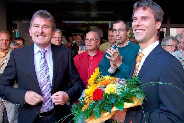 Martin Holschuh erobert das Rathaus in Schutterwald