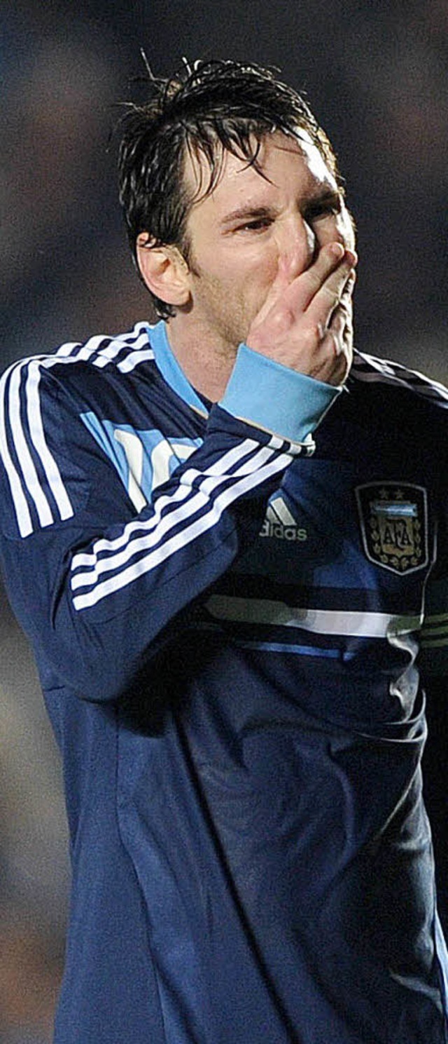 Enttuscht: Lionel Messi   | Foto: afp