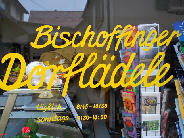 Im  Bischoffinger Dorfldele kaufen Einheimische und Touristen gerne ein.  | Foto: Benjamin Bohn