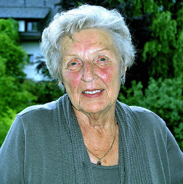 Johanna Wnsch feierte ihren 85. Geburtstag  | Foto: Aribert Rssel