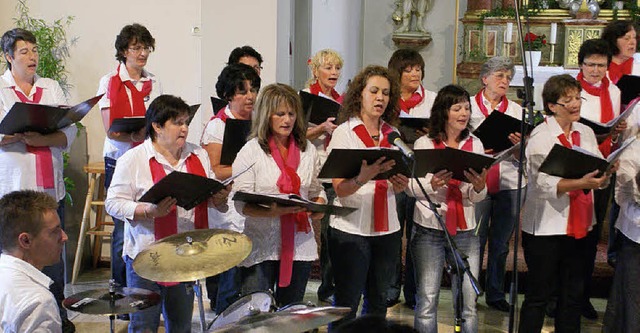 Mit einem begeisternden Konzert wartet...henchor Strittmatt in der Kirche  auf.  | Foto: Werner Probst