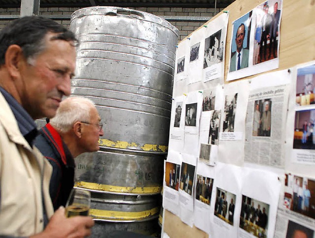 40 Jahre Genossenschaft zeigte die kleine Ausstellung.   | Foto: heidi fssel