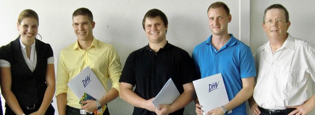 Die Preistrger des  DHV-Berufswettkam...Mayer, Markus Tritschler  (von links)   | Foto: privat