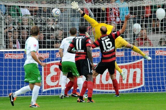 Torreiches Testspiel beim SC Freiburg – 3:4 gegen Bremen