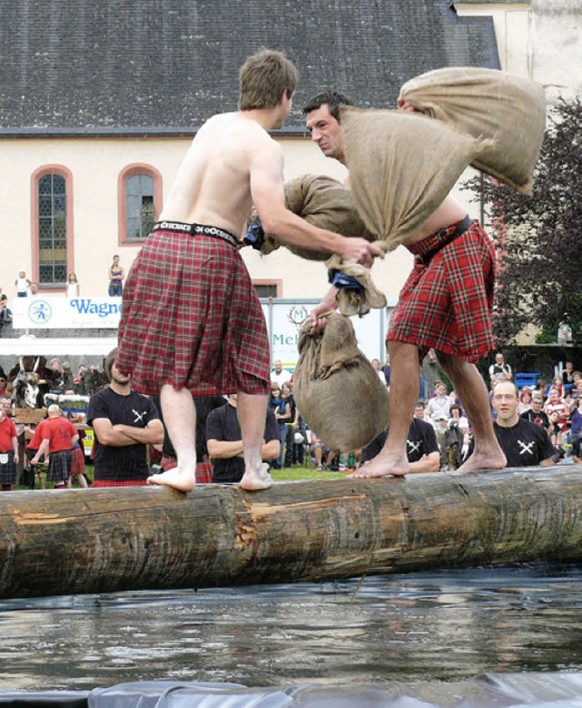 Seltener Spa: die Highlandgames in Prinzbach   | Foto: archivbild: f. leonhardt