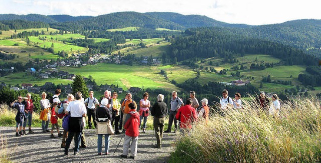 Die Wanderungen des Harten Kerns  sind...iner Tour auf dem Bernauer Kaiserberg.  | Foto: Ulrike Spiegelhalter