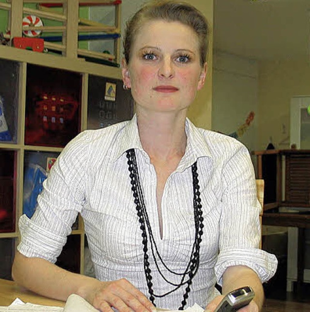 Angelina Frizler grndete den Klub der...mal wchentlich im Carpe Diem trifft.   | Foto: Eva Weise