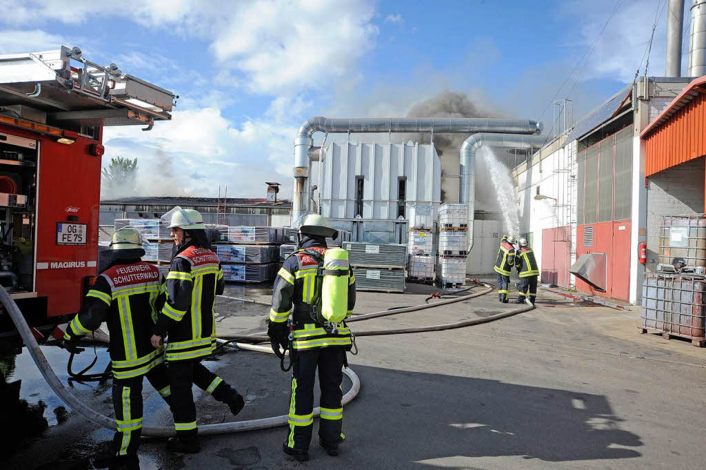 In den Gutta-Werken in Schutterwald hat es einen Grobrand gegeben.