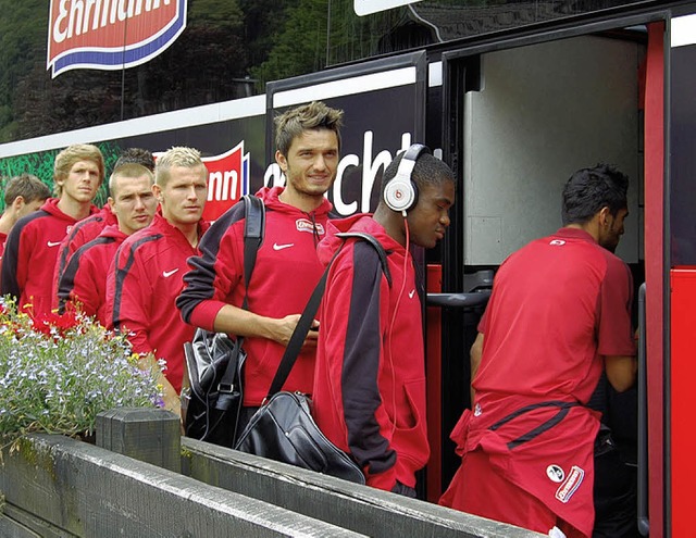 Der SC Freiburg auf Trainingsreise   | Foto: BZ