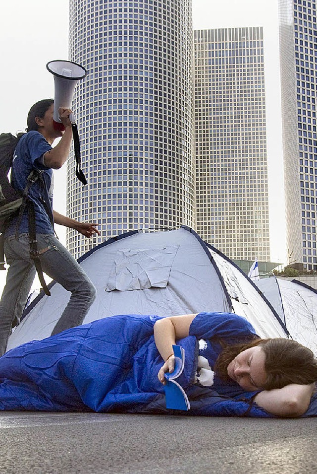 Camper in Tel Aviv   | Foto: AFP