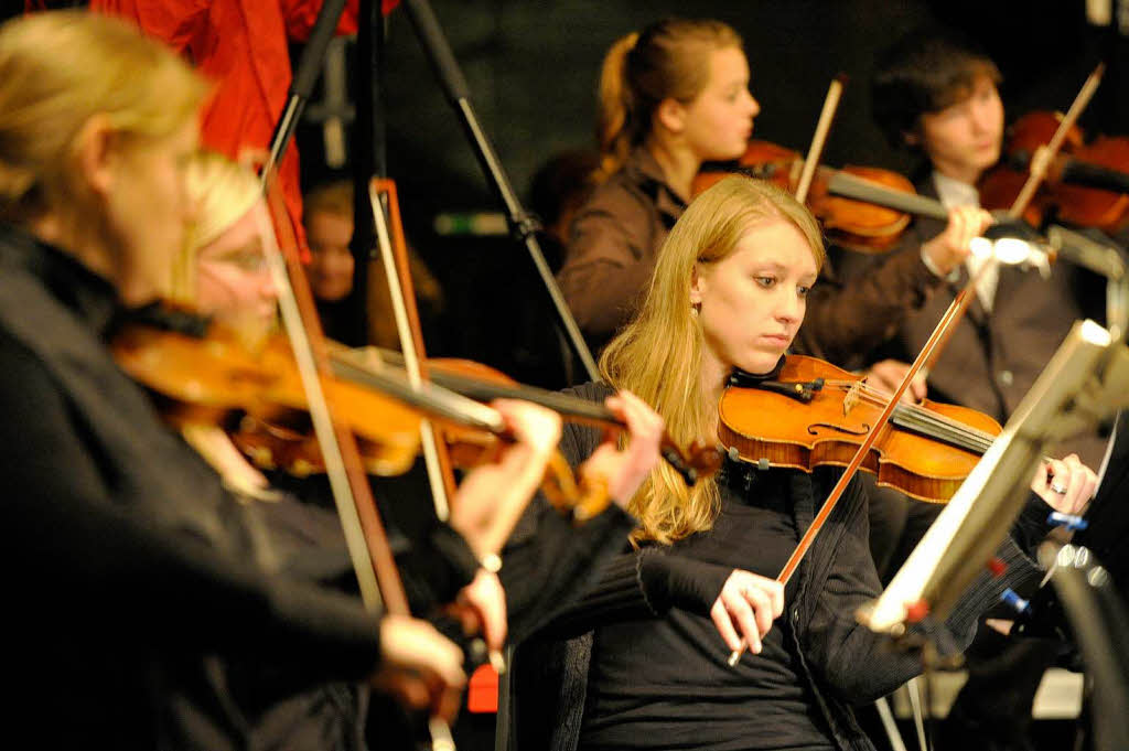 Konzertierten meisterhaft:  die Musiker des Markgrfler Symphonieorchesters.