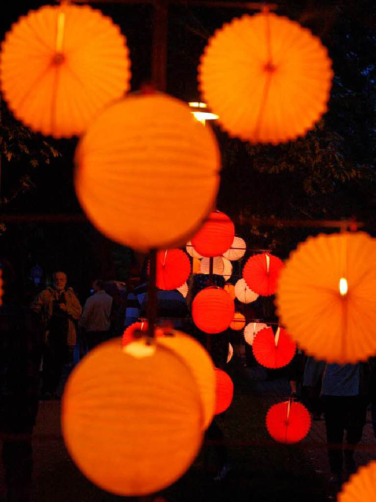 Das Lichterfest im Bad Krozinger Kurpark