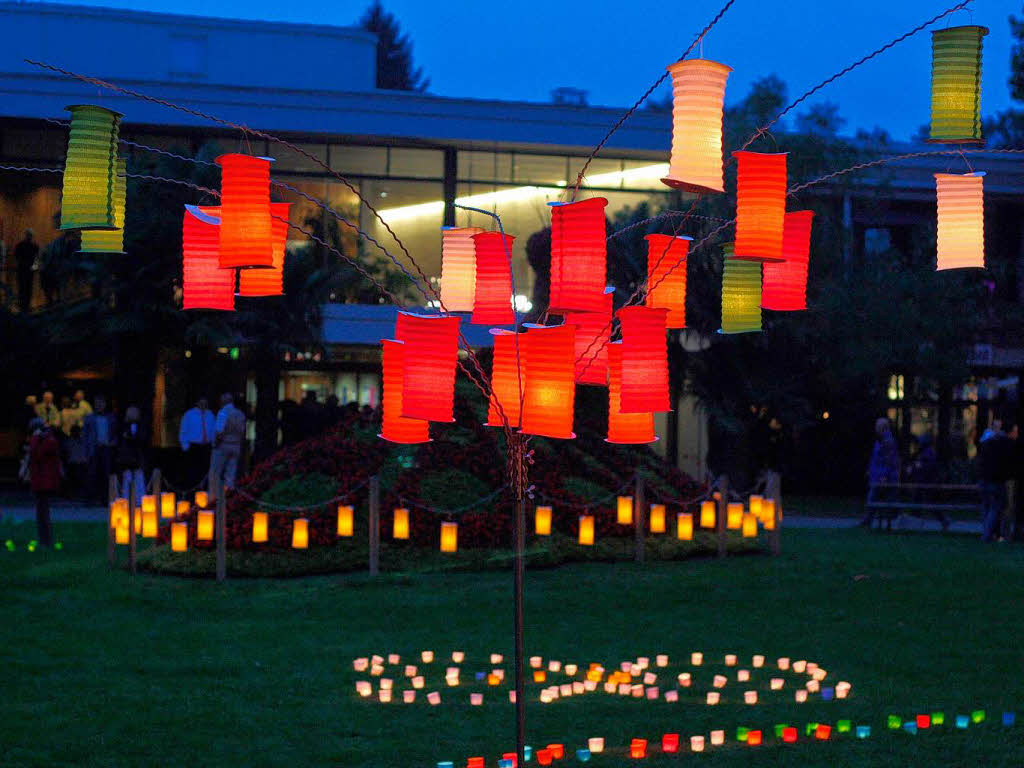 Das Lichterfest im Bad Krozinger Kurpark