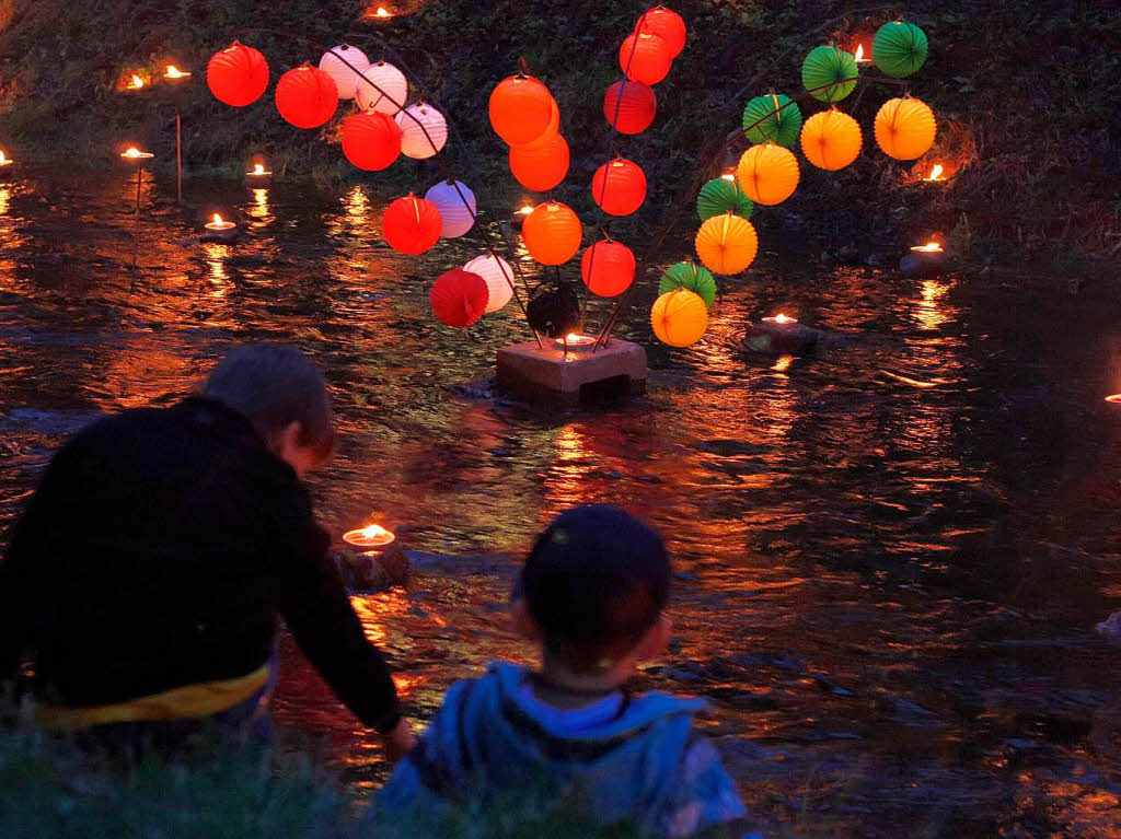 Das Lichterfest im Bad Krozinger Kurpark