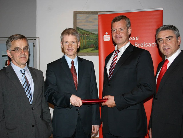 Michael Benitz (Zweiter von links), B...t Lehmann und Georg Selinger zu sehen.  | Foto: privat