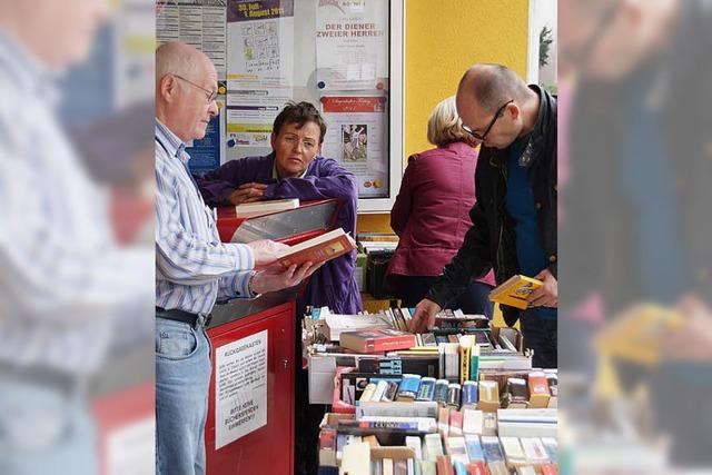 Flohmarkt lie die Kasse klingeln