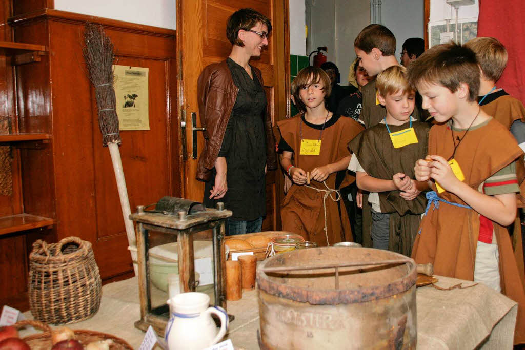 "Leben wie im Mittelalter", so lautete das klassenbergreifende  Projekt an der Grundschule Grafenhausen