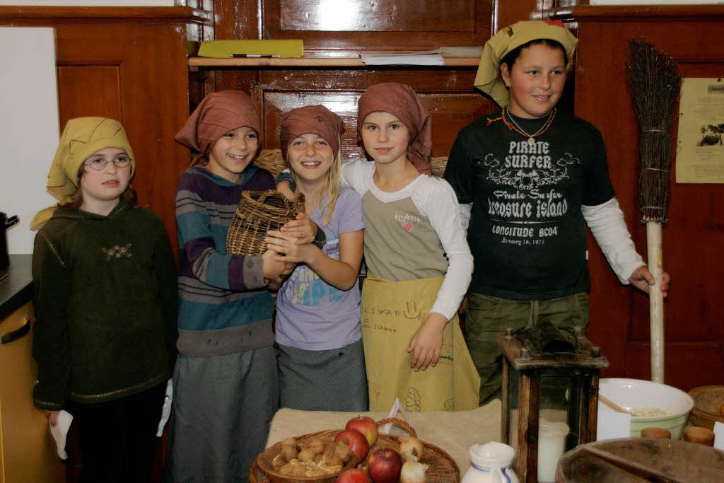 "Leben wie im Mittelalter", so lautete das klassenbergreifende  Projekt an der Grundschule Grafenhausen