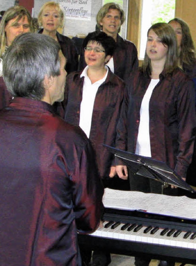 Der Gospelchor sang im Bernauer Forum.   | Foto: Ulrike Spiegelhalter