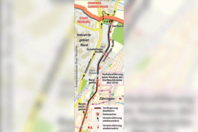 Straßenbahnlinie 2 wird bis nach Gundelfingen verlängert