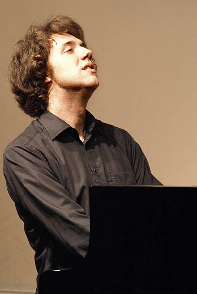 Ein Pianist der groen musikalischen G...amms ist der 30-jhrige Benjamin Moser  | Foto: Karin Stckl-Steinebrunner
