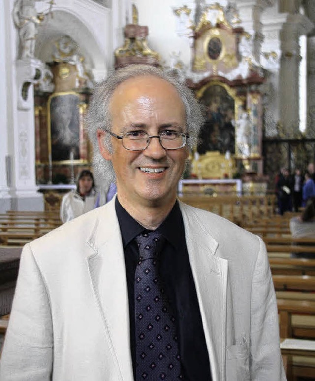 Michael Harris aus Edinburgh spielte auf der Orgel in St. Peter.   | Foto: Kugler