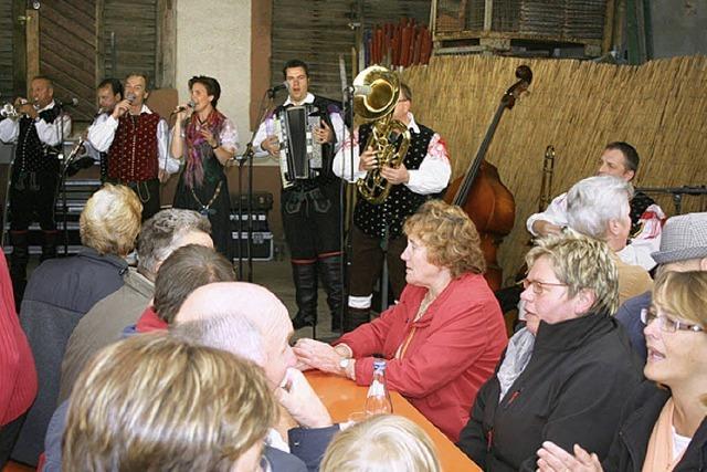 Regen kann die Harmonie in Gersbach nicht trben