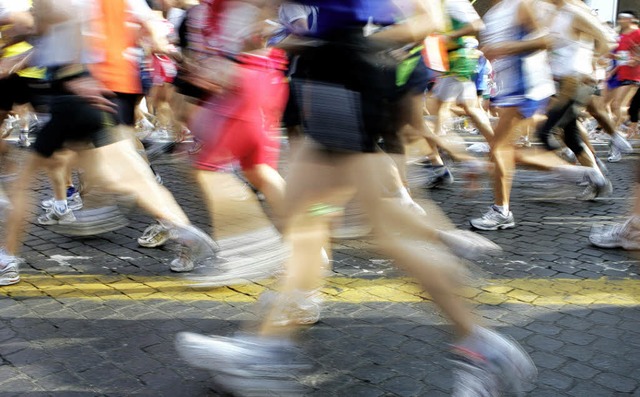 Soweit die Kondition trgt: Marathonlufer   | Foto: AFP