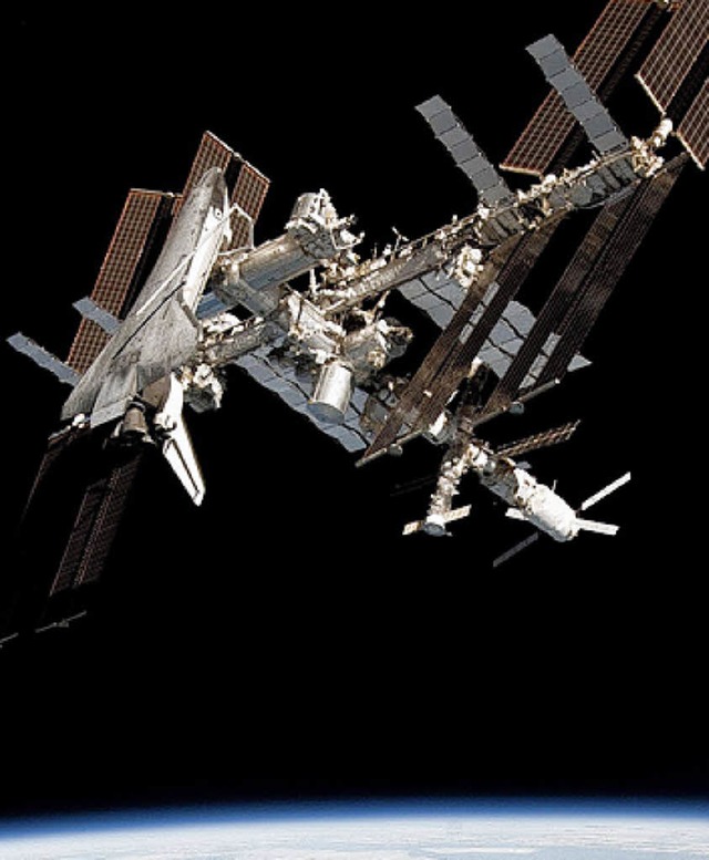 Zu ppig, um im All verschrottet zu werden: die ISS   | Foto: dpa