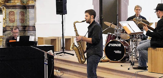 Jochen Bsch (Klavier und Orgel), Stef...Peterskirche ein besonderes Konzert.    | Foto: Hge