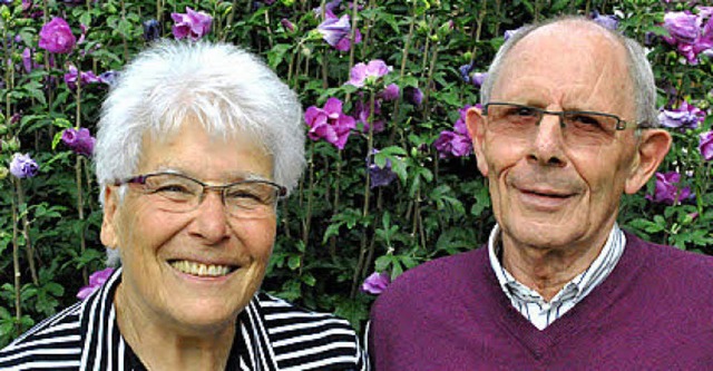 Seit 50 Jahren ein Ehepaar: Annemie und Oskar Herold   | Foto: Sedlak