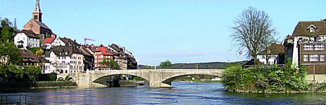 Seit 1911 das &#8222;Herzstck der Beg...; beider Laufenburg: die Laufenbrcke   | Foto: Kultur- und Verkehrsamt Laufenburg