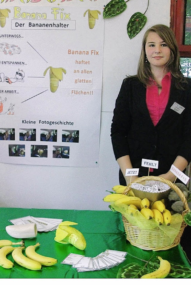 Anna Strmer, Bahlinger Schlerin der ...idee das Ticket zum NFTE-Bundesevent .  | Foto: Schule
