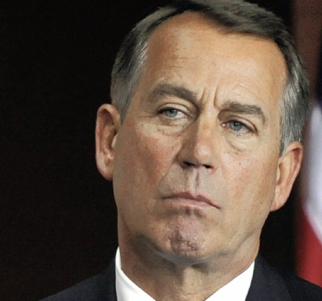 Der Prsident des Abgeordnetenhauses,  John Boehner   | Foto: dpa