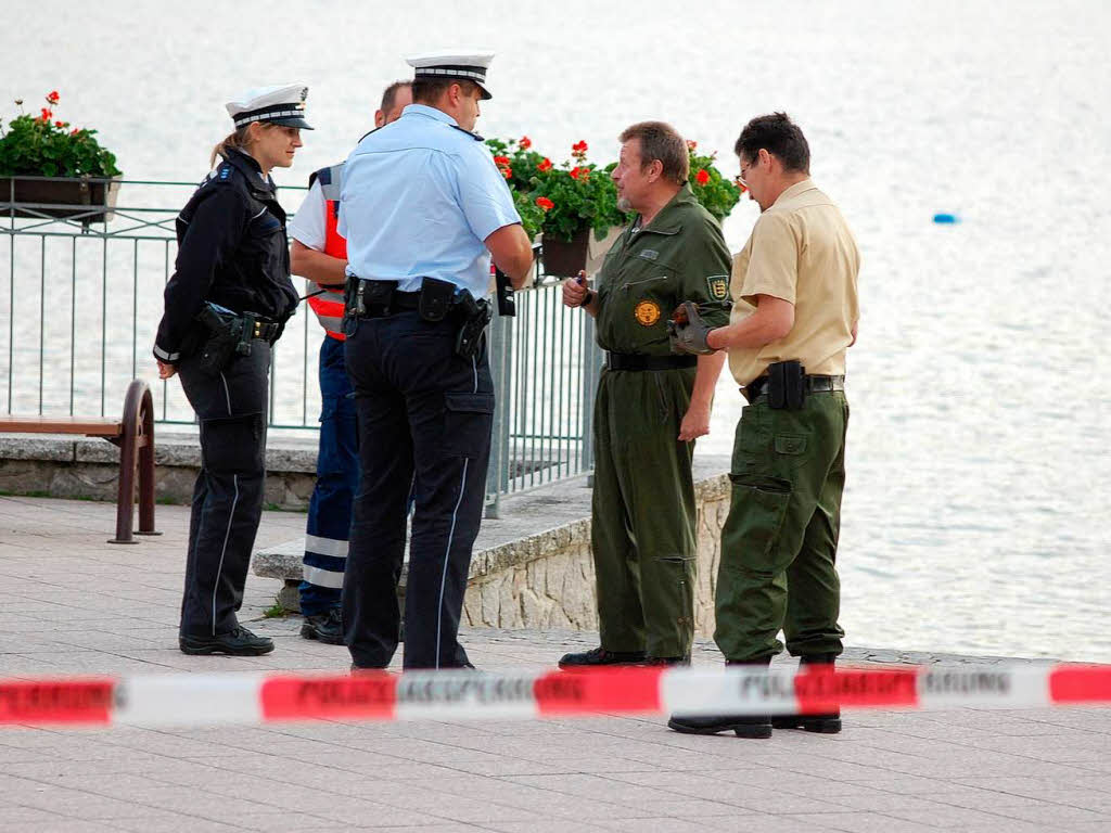 Weltkriegsgranate löst Großeinsatz am Titisee aus Weltkriegsgranate löst Großeinsatz am Titisee aus