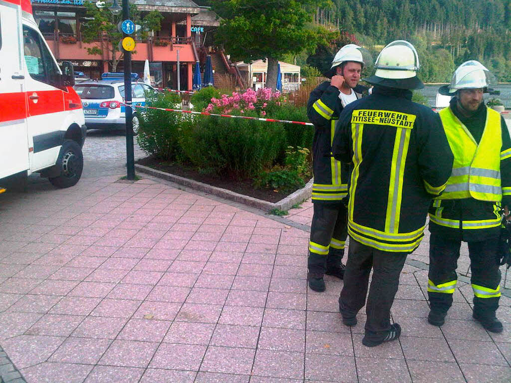 Weltkriegsgranate löst Großeinsatz am Titisee aus Weltkriegsgranate löst Großeinsatz am Titisee aus