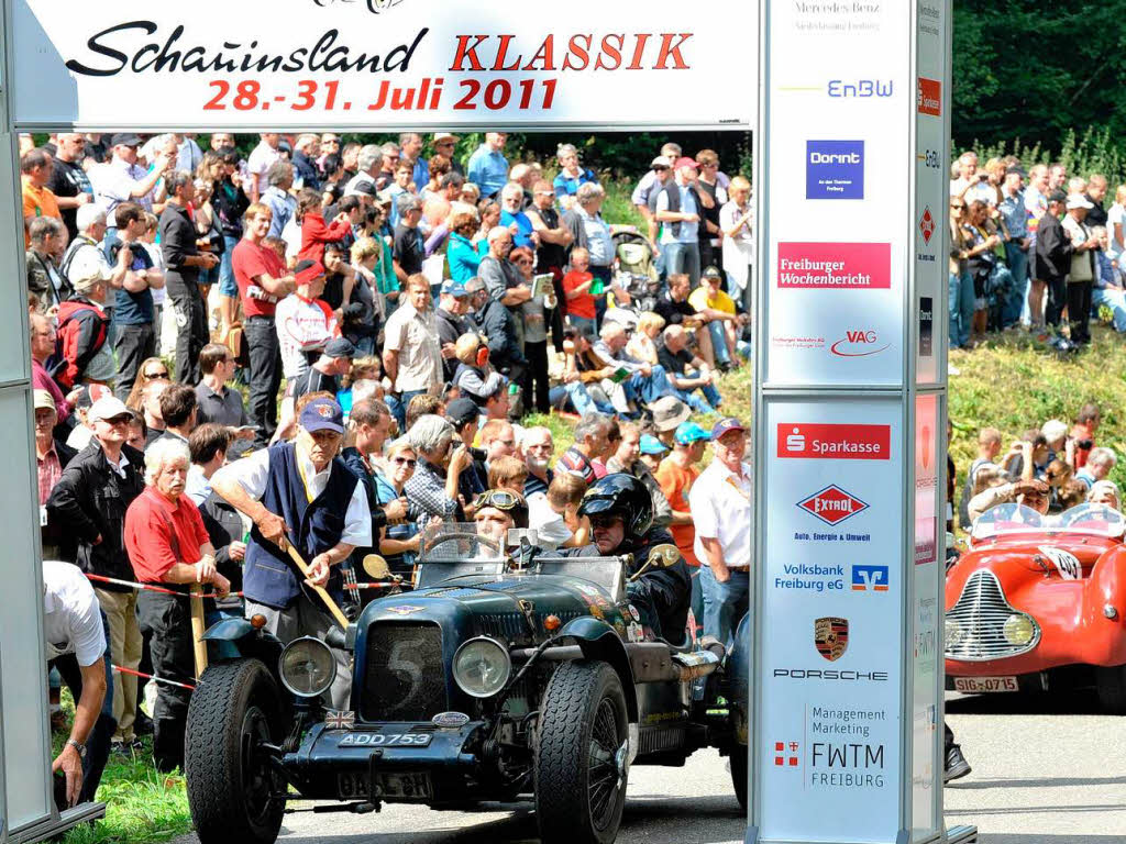 Bei der sechsten Auflage der Schauinsland Klassik gab es zahlreiche Oldtimer und einige umweltgerechte Neuwagen zu bewundern.