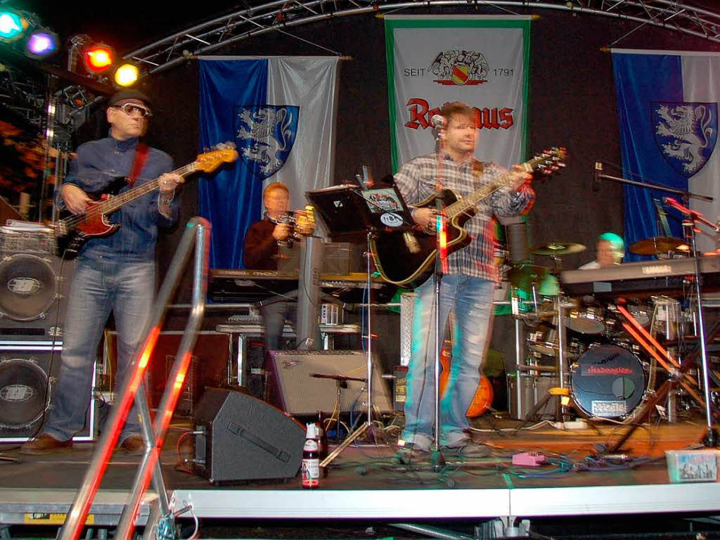 Rock-Klassiker prsentierten die Shadoogis aus Meersburg.