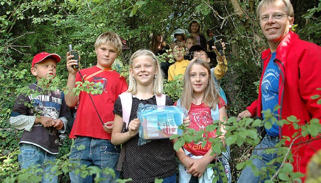 Ausgestattet mit GPS-Navis brachen ges... Geschenk in einem Kanderner Geschft.  | Foto: Ouk