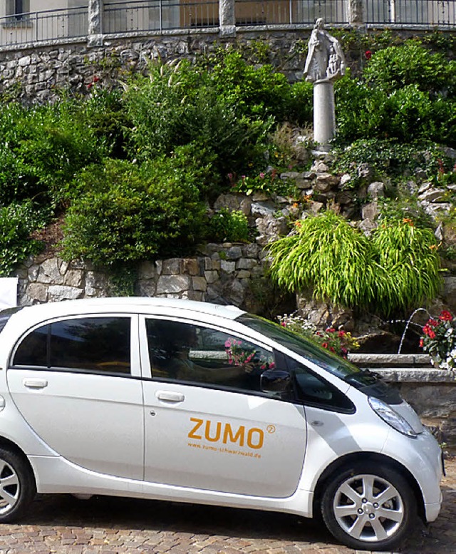 Zumo &#8211; das steht fr Zukunfts-Mo..., die dieses Elektroauto bieten soll.   | Foto: Rolf Mller