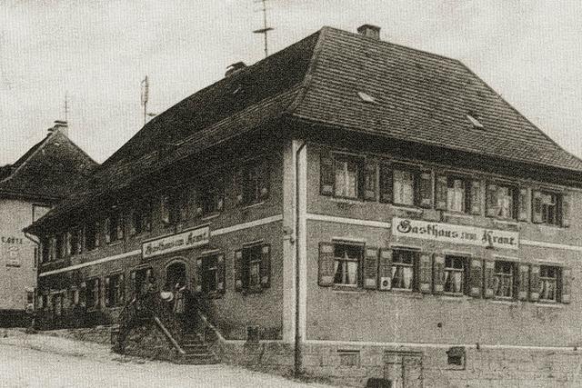 Vor 100 Jahren zerstrte ein Grobrand das Gasthaus Kranz