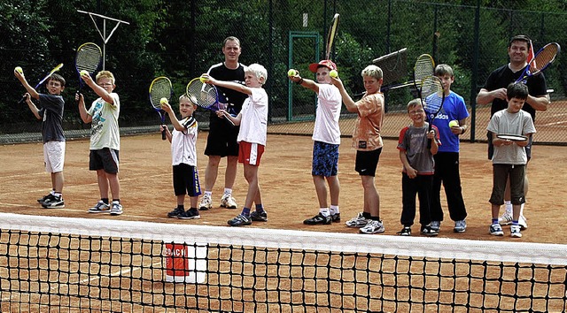 Kinderferienprogramm beim Tennisclub  | Foto: Edgar Steinfelder