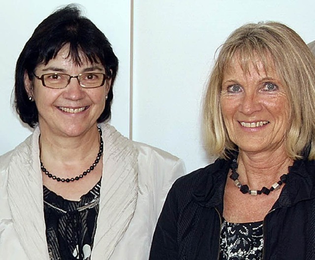 Hildegard Hildwein  und Margot Sourd   | Foto: Volksbank