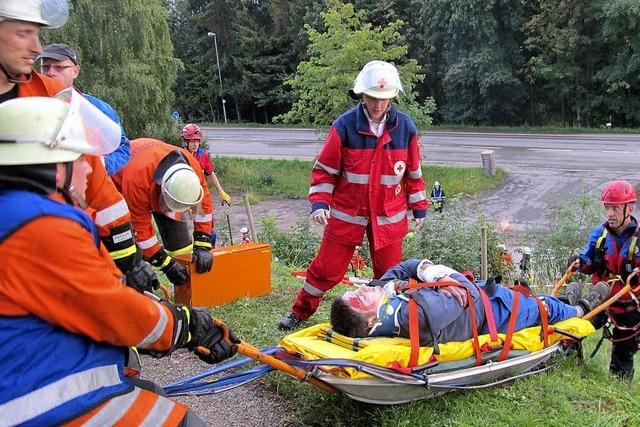 70 Rettungskrfte im Einsatz