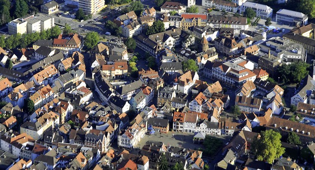 In der Lahrer Altstadt bereitet die Fr... Versiegelung weniger Kopfzerbrechen.   | Foto: STADT LAHR