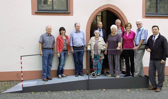 Die Stadtkapelle ist jetzt barrierefrei zu erreichen.   | Foto: Bernd Fackler