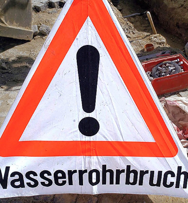 Deutlich fter musste in Wehr wegen Wa...en im ersten Halbjahr gegraben werden.  | Foto: dpa