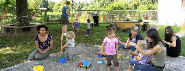 Beim Pumphuschen an der Alten Strae ...ind nun einen eigenen Garten bekommen.  | Foto: Ute Schler