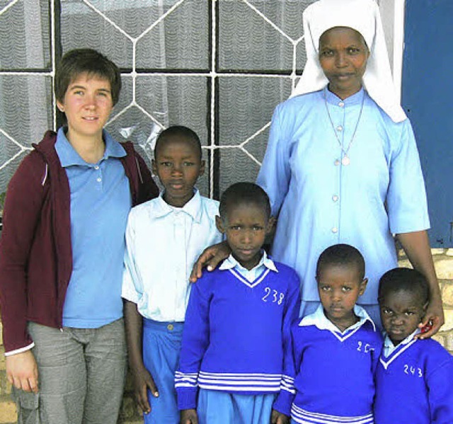 Yvonne Fickert (links) arbeitete sechs Monate in Ruanda.   | Foto: bz